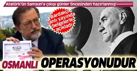 Murat Bardakci Canli Yayinda Acikladi Ataturk Un Samsun A Cikisi Osmanli Devleti Nin Talimatiyla Olmustur Takvim
