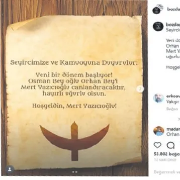 Kuruluş Osman’da Mert Yazıcıoğlu dönemi