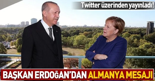 Başkan Erdoğandan Almanya mesajı