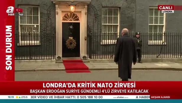 Başkan Erdoğan, İngiltere Başbakanlık Konutu'nda
