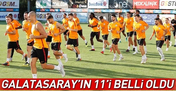 İşte Galatasaray'ın ilk 11'i