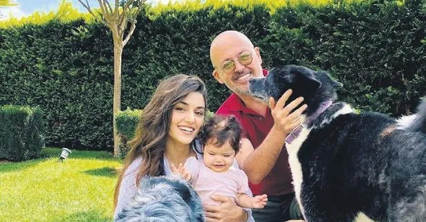 Hande Erçel’den babası Kaya Bey ve yeğeni Aylin Mavi ile neşeli anlar