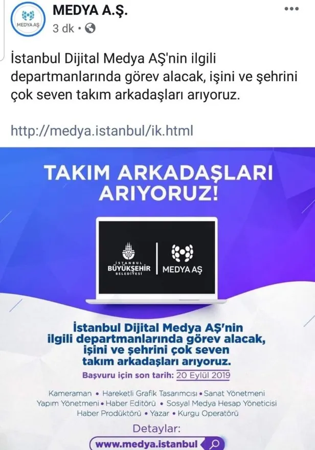 Ekrem İmamoğlu'nun işçi kıyımı kılıfı boşa çıktı! Medya A.Ş. çalışanlarını işten çıkardı, çok geçmeden yeni ilan verdi-2