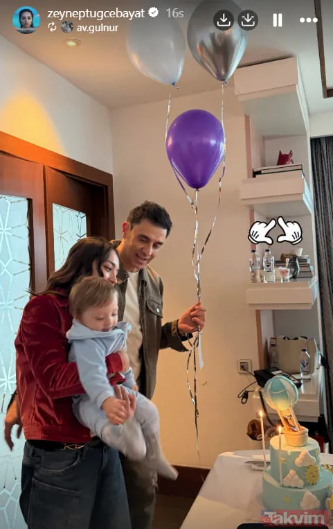 Zeynep Tuğçe Bayat ve Cansel Elçin'den duygusal paylaşımlar: Oğulları Atlas 1 yaşına bastı - 8