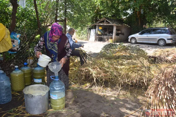 Kilosu 100 lira! Pişmesi 10 saati bulan şeker kamışı pekmezi yok satıyor - 13