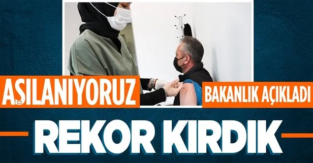 Türkiye'de son bir haftada aşı rekoru kırıldı