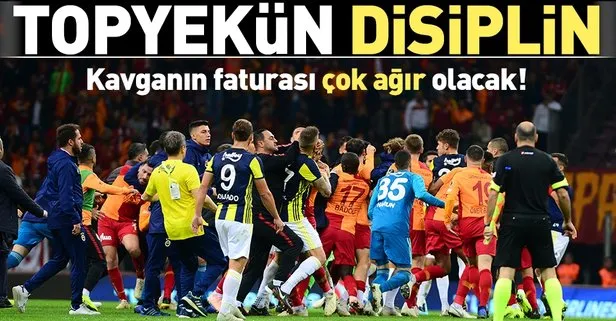 Topyekün disipline | Galatasaray - Fenerbahçe derbisinde çıkan kavganın faturası ağır olacak