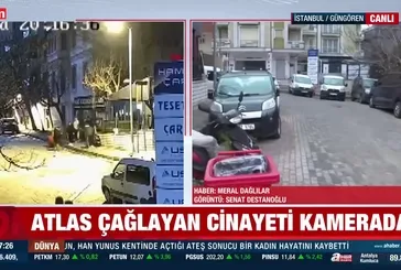 Güngören'de Atlas Çağlayan cinayeti kamerada!