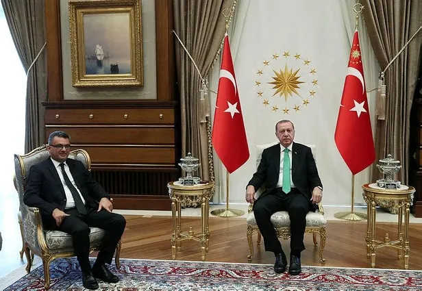 Başkan Erdoğan Kuzey Kıbrıs Türk Cumhuriyeti (KKTC) Başbakanı Tufan Erhürman'ı kabul etti-2