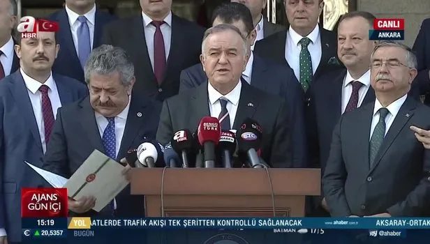 Cumhur İttifakı'nın adayı Başkan Recep Tayyip Erdoğan AK Parti ve