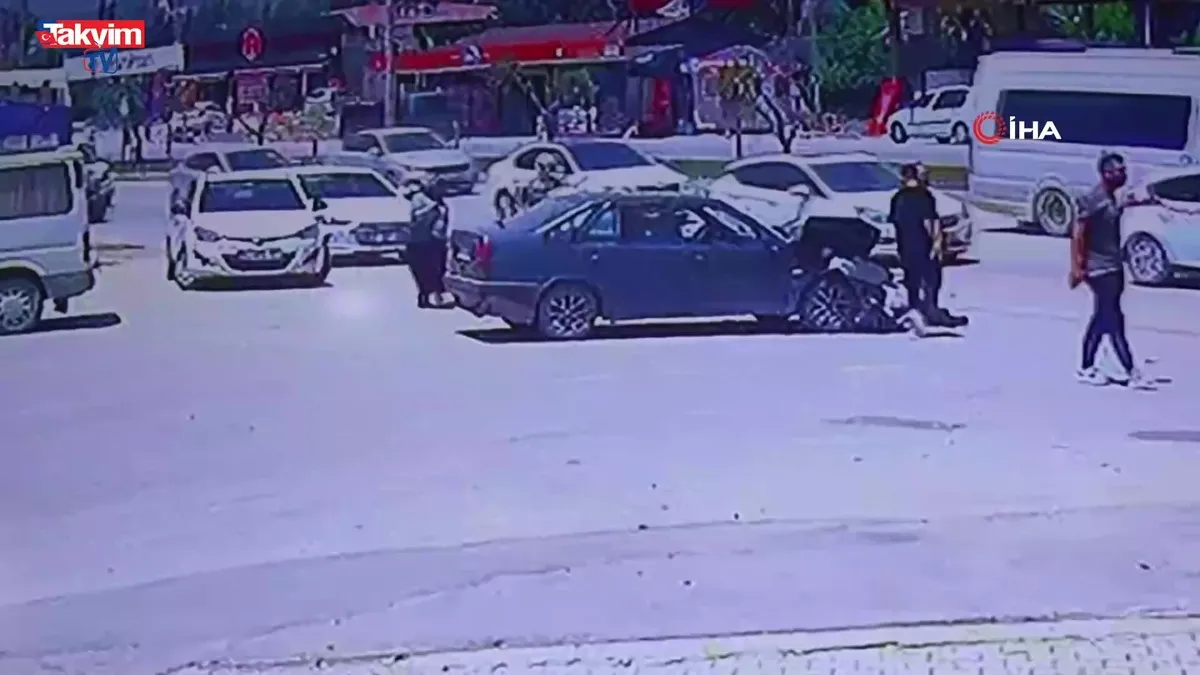 Hatay'da el freni unutulan araç halk otobüsüyle çarpıştı!