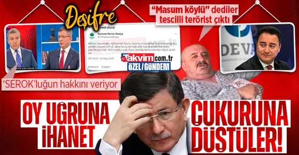 DEŞİFRE | Oy uğruna ihanet çukuruna düştüler! Davutoğlu ve Babacan'ın 'masum köylü' diye akladığı Osman Şiban tescilli terörist çıktı