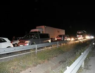 Kırıkkale’de gece yarısı tır kazası