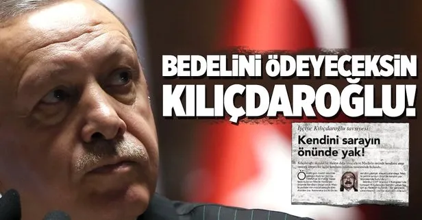 Erdoğan: Kılıçdaroğlu’na suça teşvikten davalarımızı açıyoruz