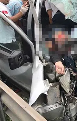 TEM'de katliam gibi kaza! 4 ölü, 1 yaralı