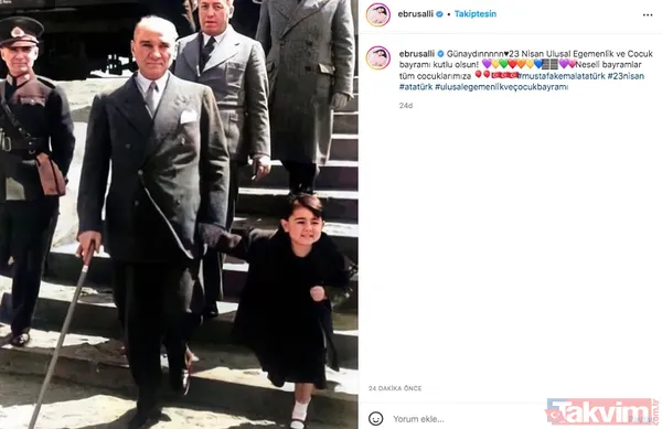 Pascal Nouma bile unutmadı 'seni sevmeyen ölsün'! Ünlü isimlerden 23 Nisan Ulusal Egemenlik ve Çocuk Bayramı paylaşımları - 17