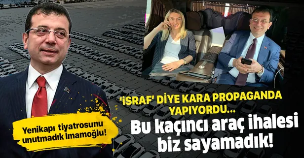 SON DAKİKA: İsraf diye kara propaganda yapan 'CHP’li İBB yönetimi koltuk ısıtmalı araç istiyor!