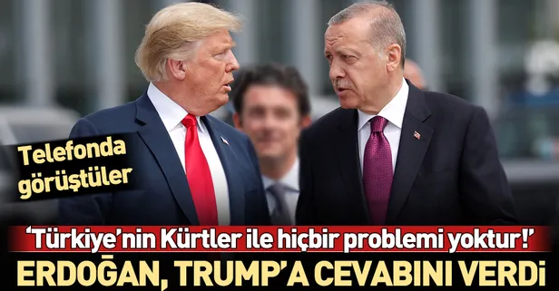 Son dakika: Başkan Erdoğan, ABD Başkanı Trump ile görüştü