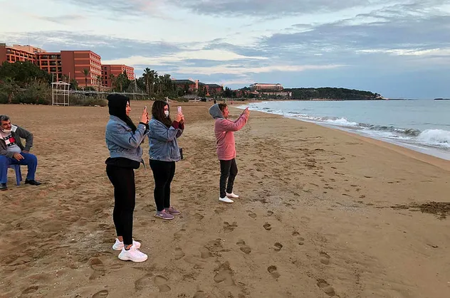 Antalya'da müthiş manzara! Görenler telefona sarıldı saniye saniye kaydetti