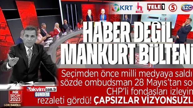 CHPli fondaş medyaya kendi yandaşı bombaladı: Vatandaşı iç politikaya hapsettiler dış basın yok! Haber değil şov bülteni