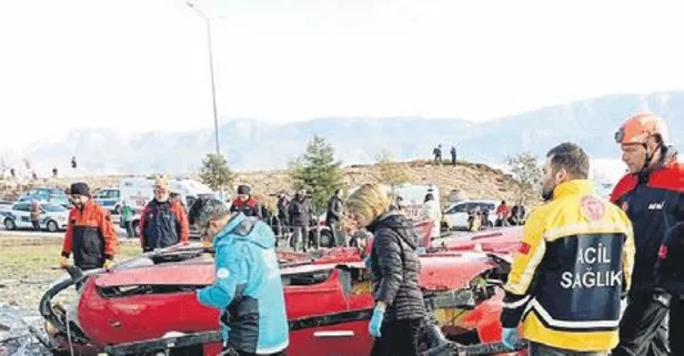 Muğla’da kahreden olay: Sağlık Bakanlığı’a ait bir helikopter Muğla Eğitim ve Araştırma Hastanesi’ne çarptı! 4 can gitti