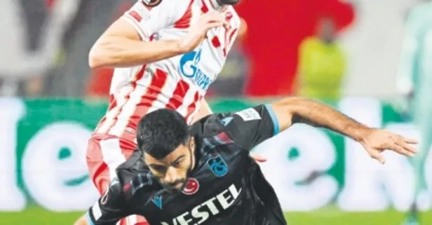 Belgrad’ta yıkıldık! Trabzonspor, UEFA Avrupa Ligi’nde Kızılyıldız deplasmanında kaybetti