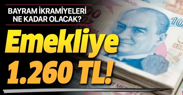 Emekliye 1.260 TL