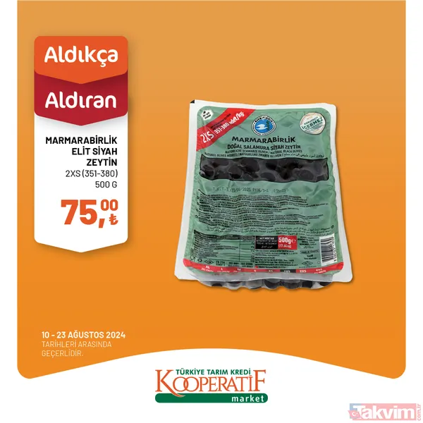 Tarım Kredi'de 59 üründe altın fiyatlar sıralandı! Hafta başı indirimi geldi: 13-23 Ağustos'ta yoğurt, peynir, tereyağı, balık, un... - 28