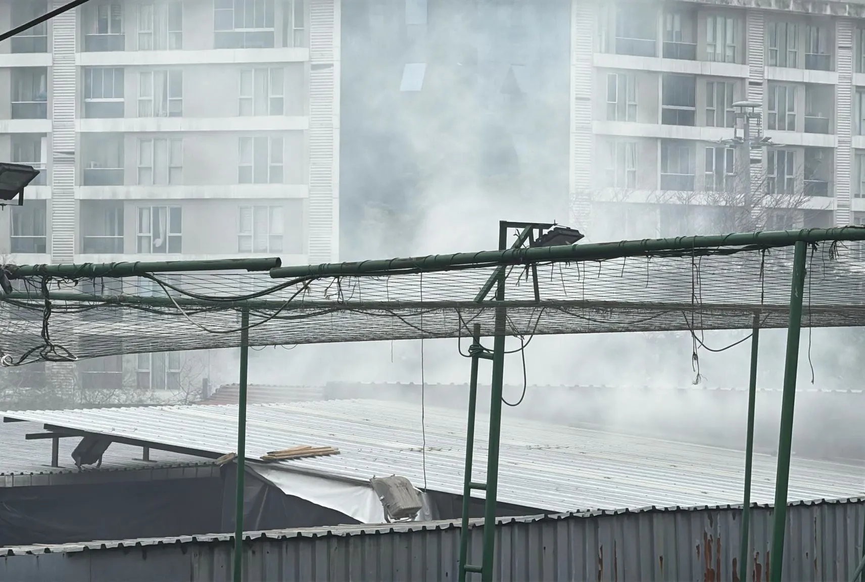 Orman ürünlerinin deposunda yangın!