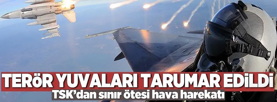 TSK'dan K.Irak'a hava harekatı