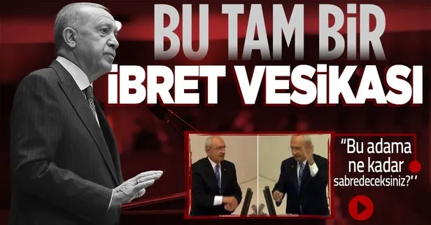 Başkan Erdoğan’dan Kılıçdaroğlu’nun seviyesiz el hareketine tepki: Bu tam bir ibret vesikası!