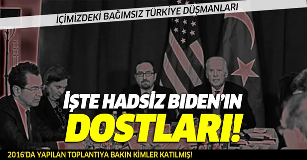 İşte hadsiz Joe Biden'ın işaret ettiği muhalifler