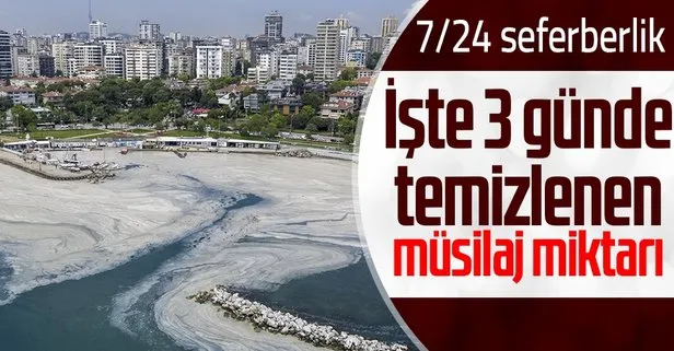 İşte toplam temizlenen müsilaj miktarı