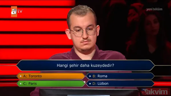 YKS 650'ncisi Efekan Değerli Kim Milyoner Olmak İster'de 500 Bin TL'lik soruyu açtı - 15