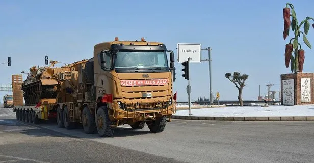 Son dakika haberi: Suriye sınırına tank sevkiyatı yapıldı