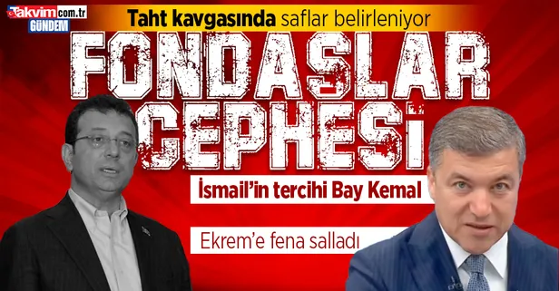 Taht kavgasında fondaşlar devrede! İsmail Küçükkaya'dan Ekrem İmamoğlu'na olay sözler: Siz de kaybettiniz