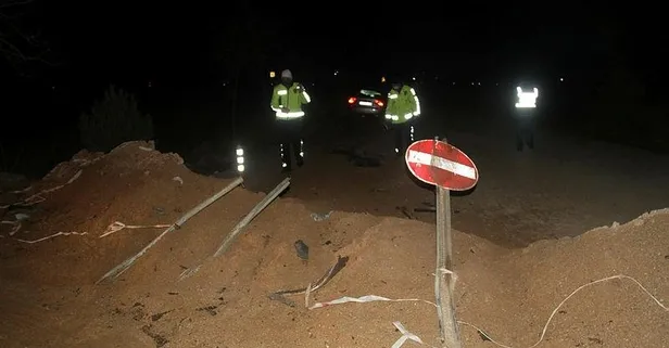Konya'da kaçak kazı yapan definecilere suçüstü