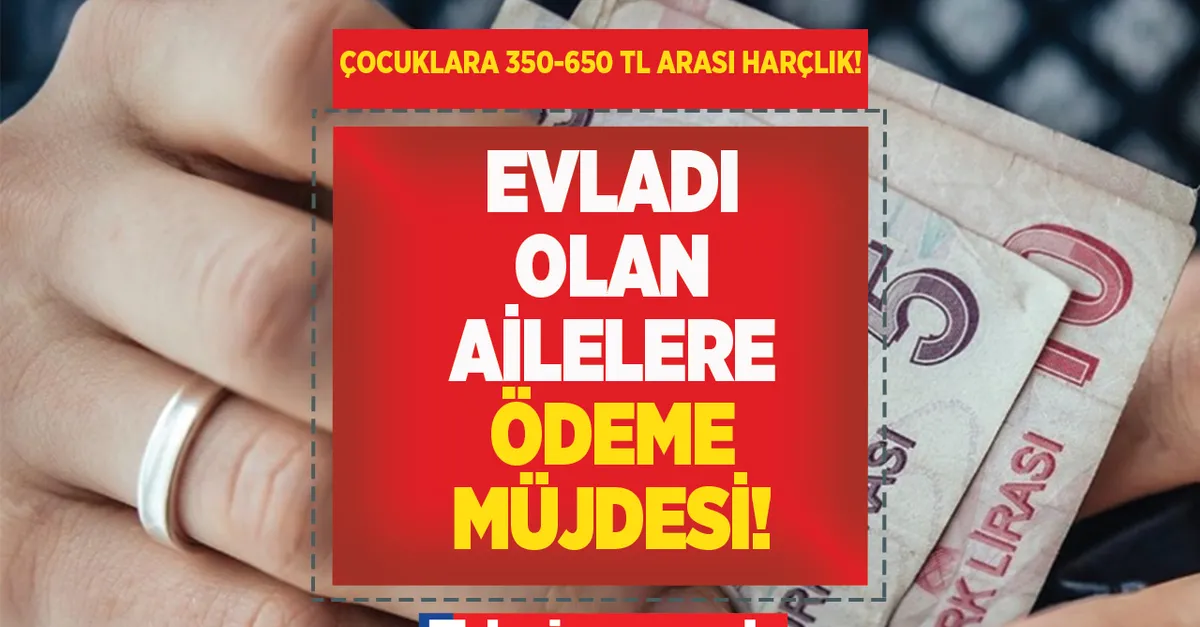 Aileler başvuruyor paralar çocuklara bağlanıyor! Evladı olanlara Aile Bakanlığı’ndan ödeme! 1-2 çocuğa en az 350 TL harçlık! Anasınıfı, ilkokul...