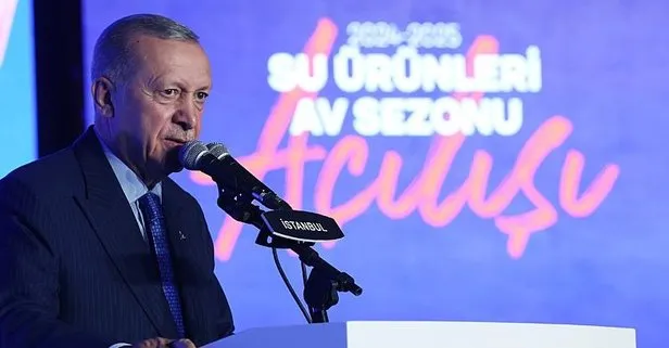 Başkan Recep Tayyip Erdoğan’dan Su Ürünleri Av Sezonu Açılışı’nda önemli açıklamalar! Ülke ekonomisine 1,7 milyar dolarlık kazanç sağladık