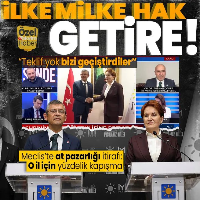 İYİ Partili Turhan Çömezden Meclis odasında at pazarlığı itirafı! CHP ile ipleri koparan ilke değil inat: Somut teklif alamadık