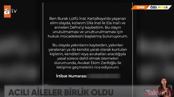 Sosyal Medya Hesabından Yayımladığı Mesaj İle Mağdurlara Ve Ailelerine Çağrı Yapan İnal, "Ben Burak Lütfü İnal Kartalkaya'da Yaşanan Elim Olayda, Kızların Dila...