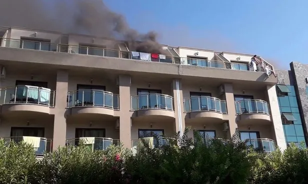 Antalya'da lüks otelde yangın-5