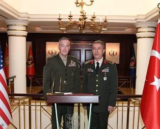 ABD’li komutanın Akar’la görüşmesi sona erdi