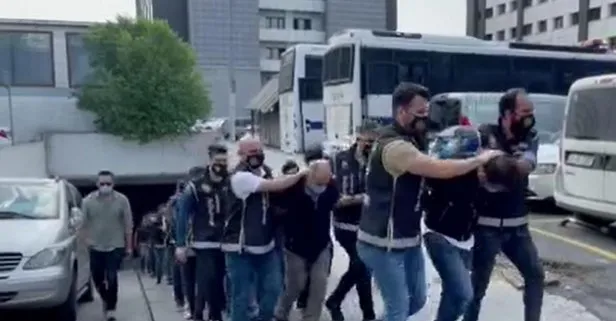 Son dakika: İstanbul’da adliyeye sevkedilen Karagümrük Çetesi’nden Nuriş Kardeşler 19’u tutuklandı