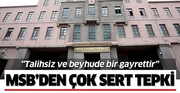 Milli Savunma Bakanlığından BAE’ye tepki: Beyhude bir gayrettir