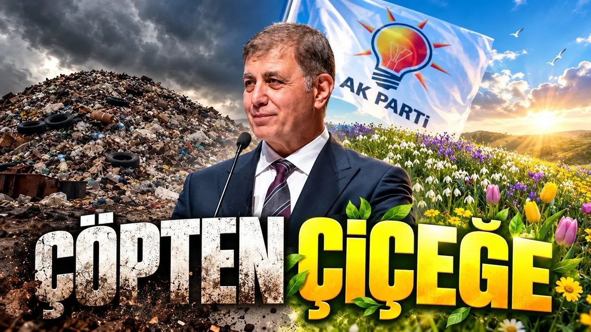 AK Parti’den dikkat çeken İzmir videosu! Çukur, çamur ve çöpler gitti, dağlarda çiçekler açtı