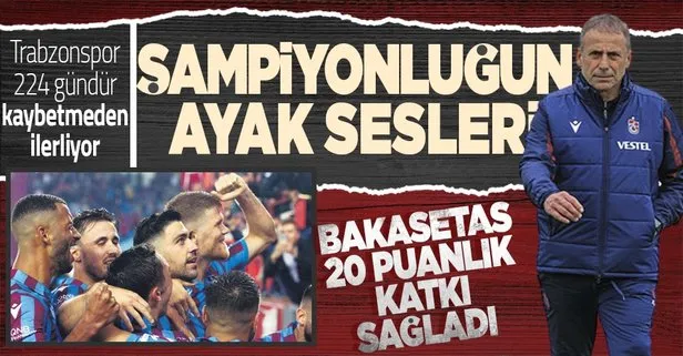 Ligde 224 gündür kaybetmiyor! Trabzonspor özlediği şampiyonluğa göz kırpıyor