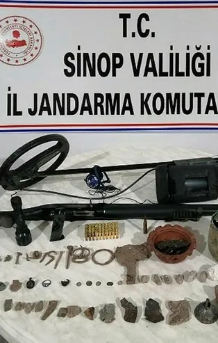 Sinop'ta tarihi eser operasyonu