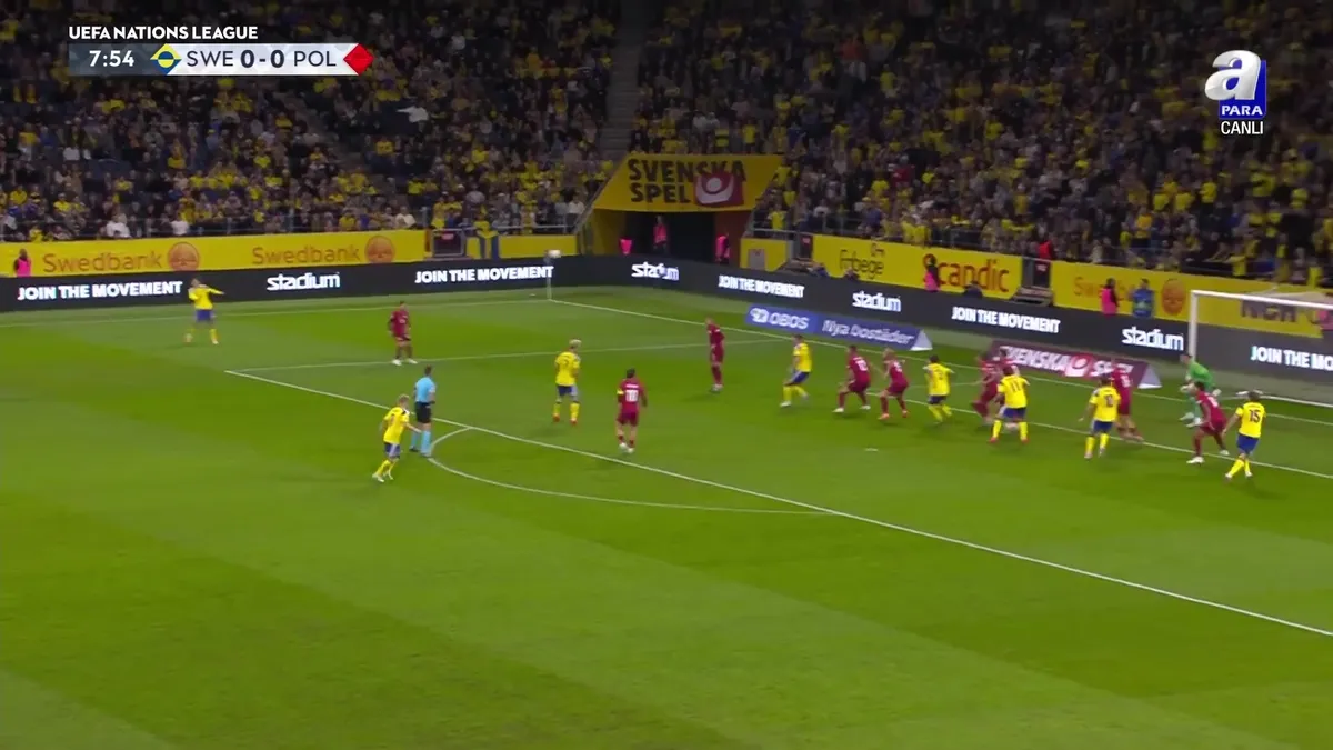 İsveç 1-0 Polonya | GOL: Benjamin Nygren