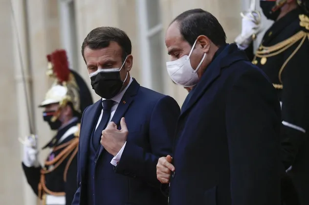 Macron ve darbeci Sisi'nin tek derdi Erdoğan! Hazımsızlık Fransız medyasına böyle yansıdı